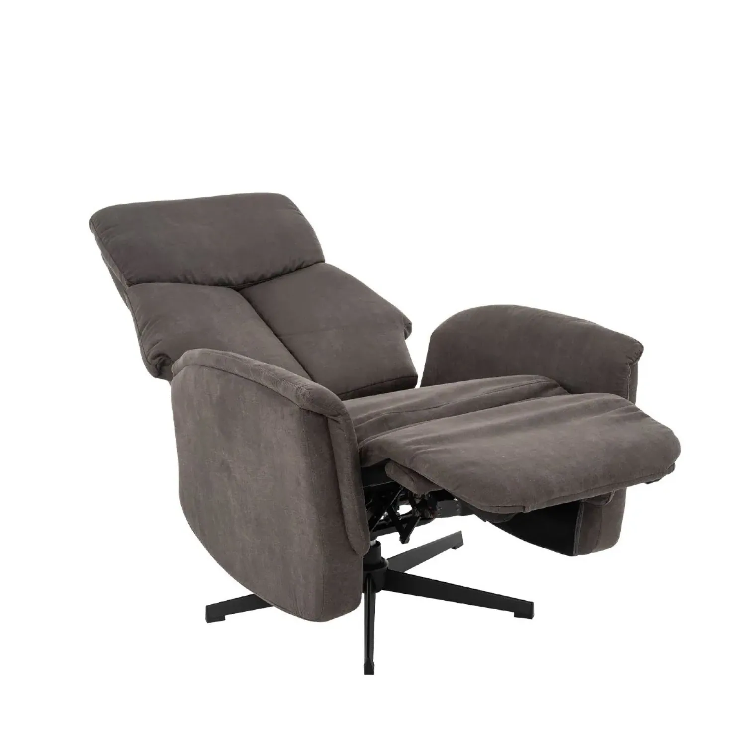 Aarhus Elektrische Relaxfauteuil Antraciet suede