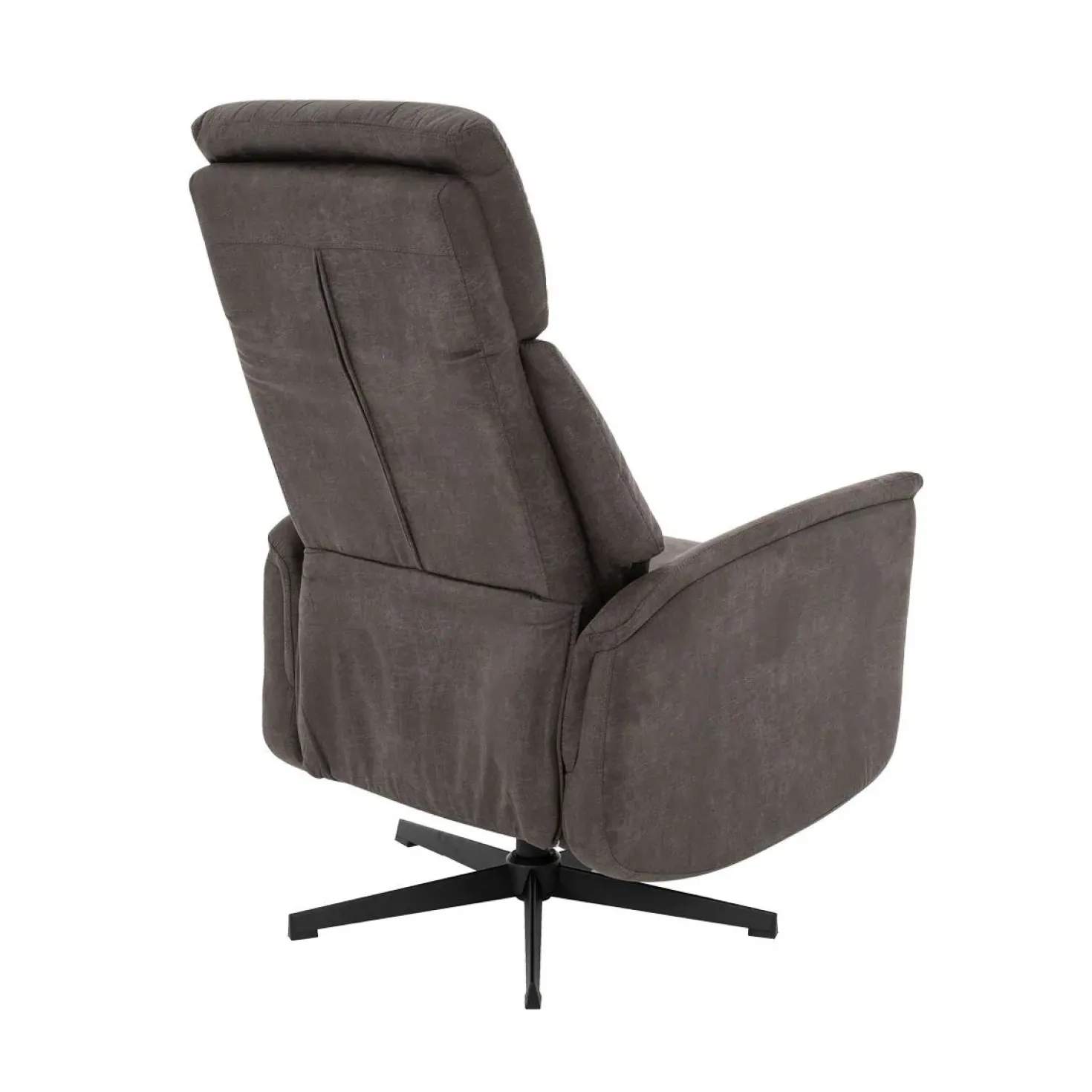 Aarhus Elektrische Relaxfauteuil Antraciet suede