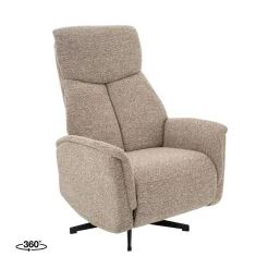 Aarhus Elektrische Relaxfauteuil Mushroom boucle