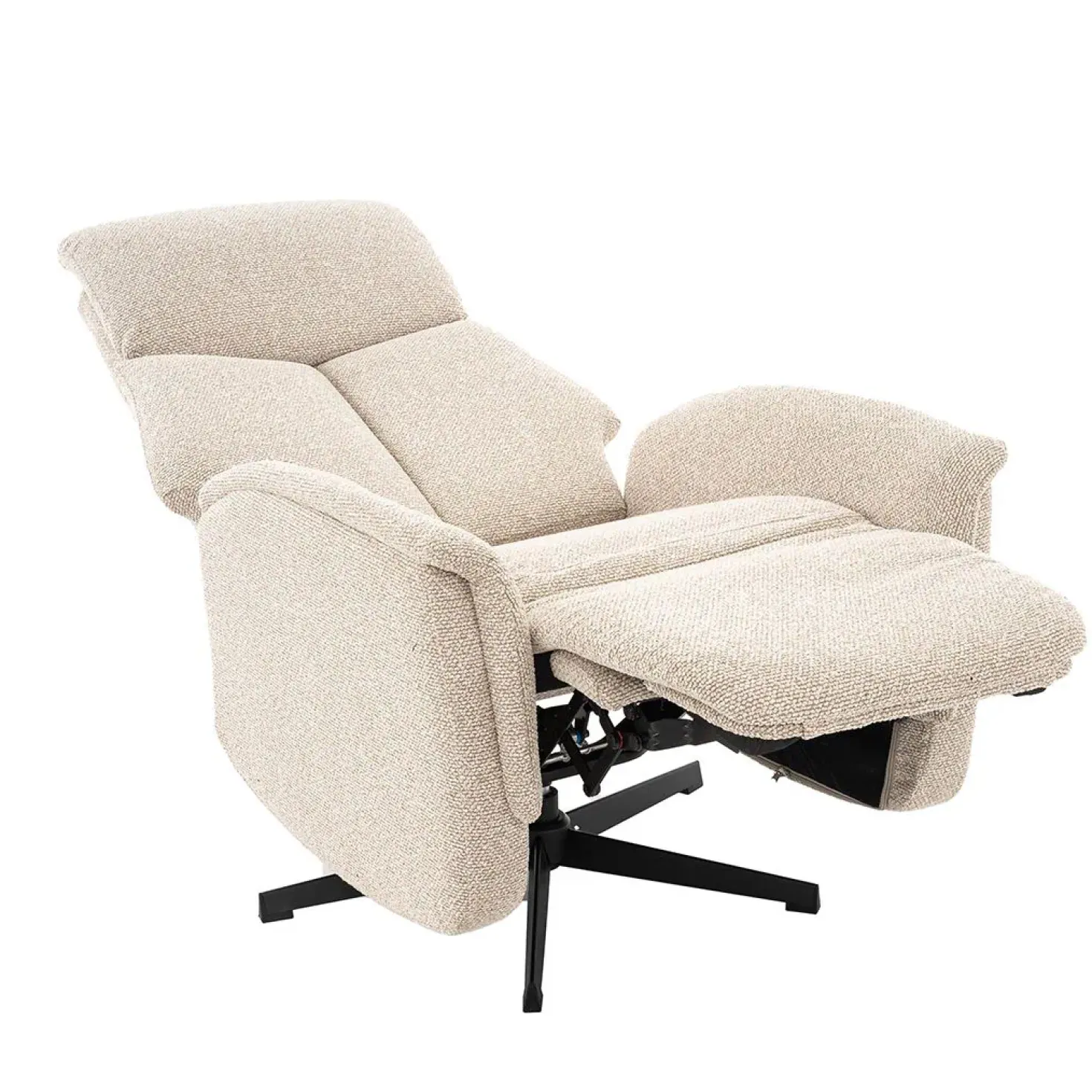 Aarhus Elektrische Relaxfauteuil Naturel boucle