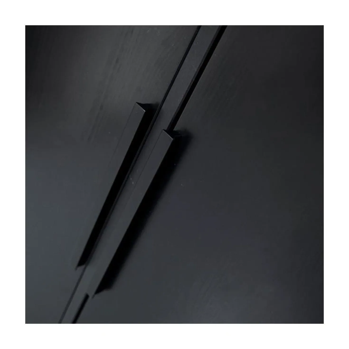 Adam 2-deurs Kledingkast grenen zwart 100cm