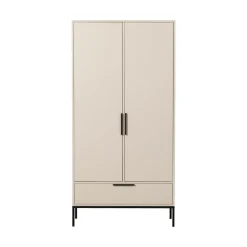 Adam 2-deurs Kledingkast grenen zand 100cm