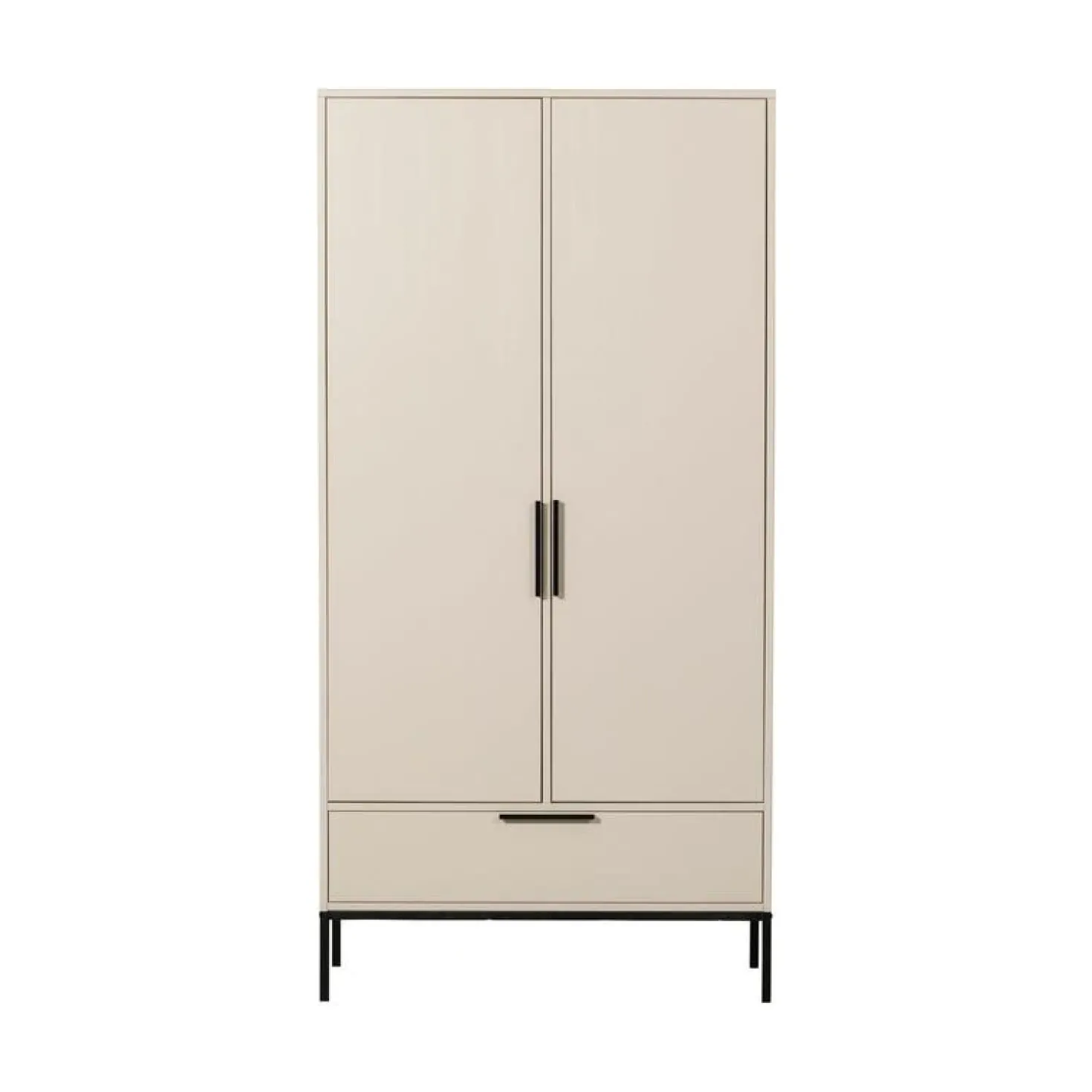 Adam 2-deurs Kledingkast grenen zand 100cm