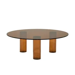 Aero Salontafel rond Bruin 100cm