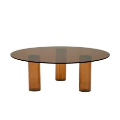 Aero Salontafel rond Bruin 100cm