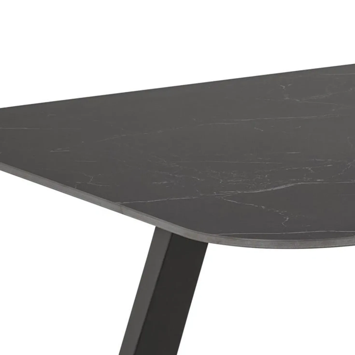 Alanya Eettafel Zwart Keramiek 180cm
