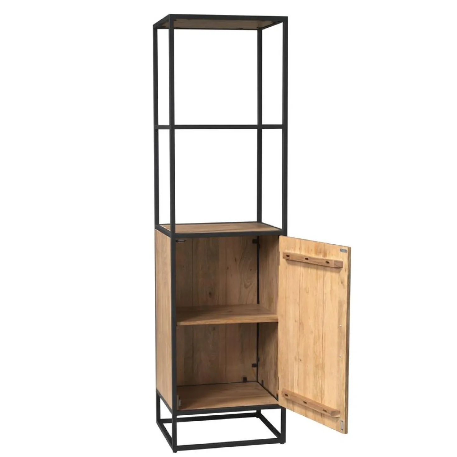 Alaska Boekenkast Met deur Mangohout 55cm