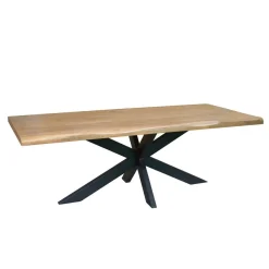 Alaska Boomstamtafel Mangohout 200cm