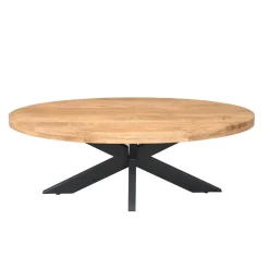 Alaska Salontafel Ovaal Mangohout 130cm