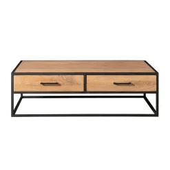 Alaska Salontafel Rechthoekig Met lades Mangohout 130cm