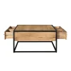 Alaska Salontafel Vierkant Mangohout 80cm