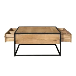 Alaska Salontafel Vierkant Mangohout 80cm