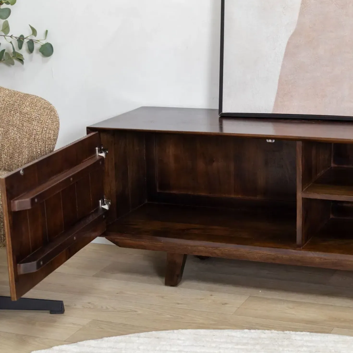 Albin Tv meubel walnoot 200cm