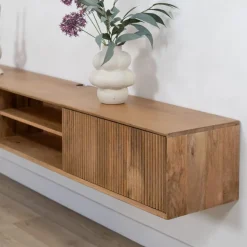 Albin Zwevend Tv meubel naturel 200cm