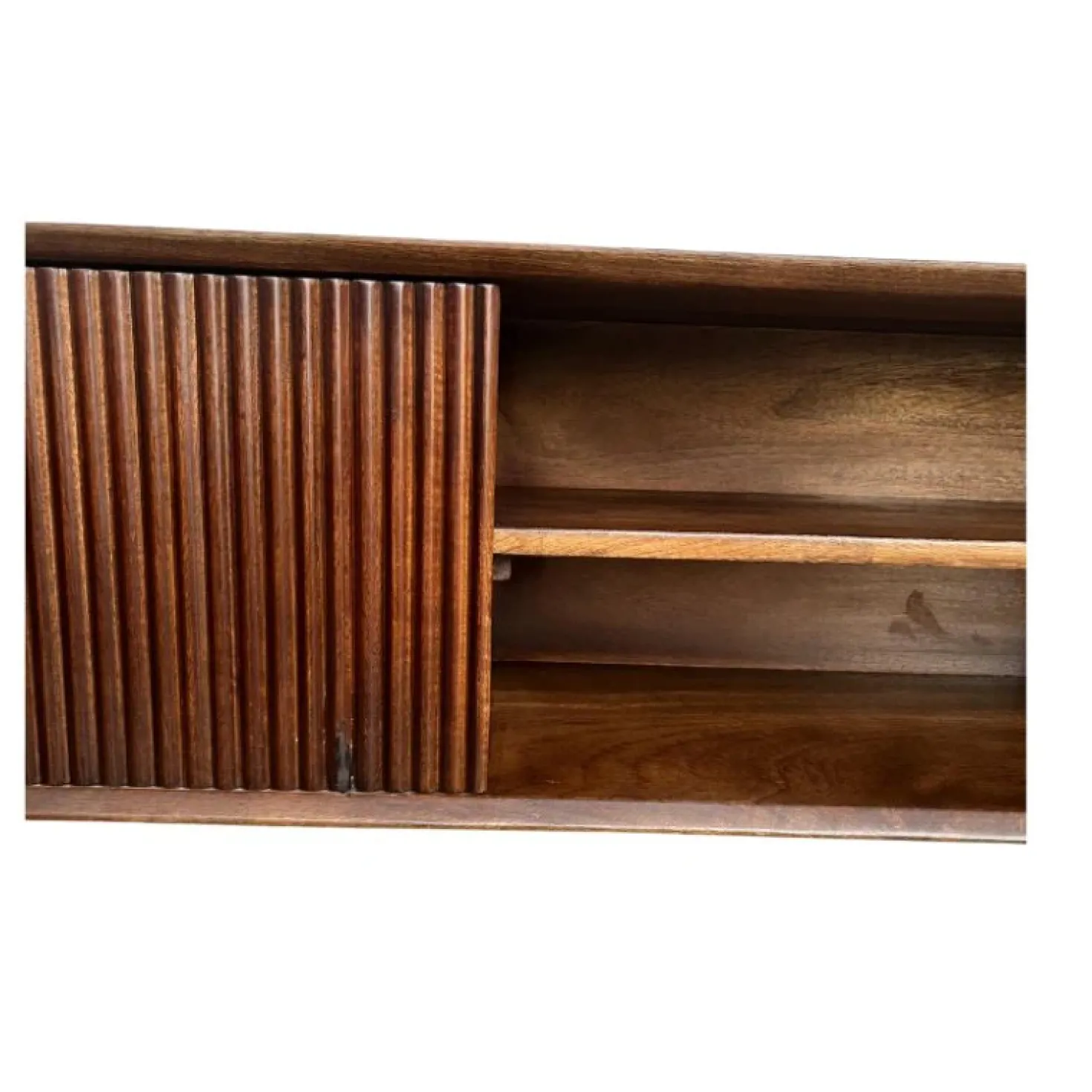 Albin Zwevend Tv meubel walnoot 240cm