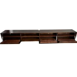 Albin Zwevend Tv meubel walnoot 240cm