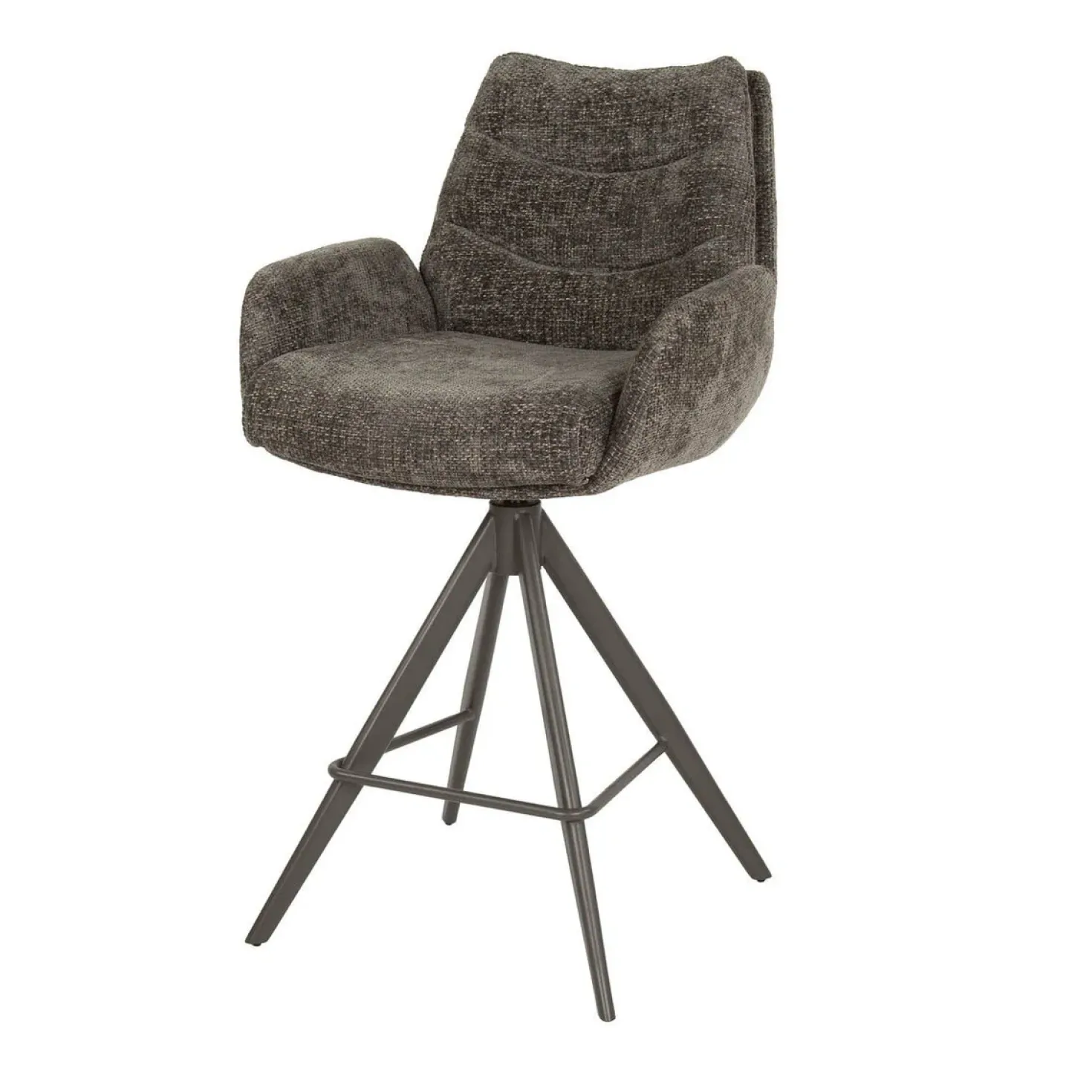 Aldira Barstoel Hoven taupe-bruin