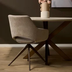 Alec Eetkamerstoel Beige