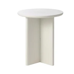 Alejandro Bijzettafel rond 50 cm greige