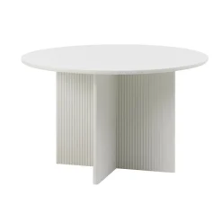 Alejandro Eettafel rond 110 cm greige