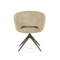 Alissa Eetkamerstoel Taupe stof