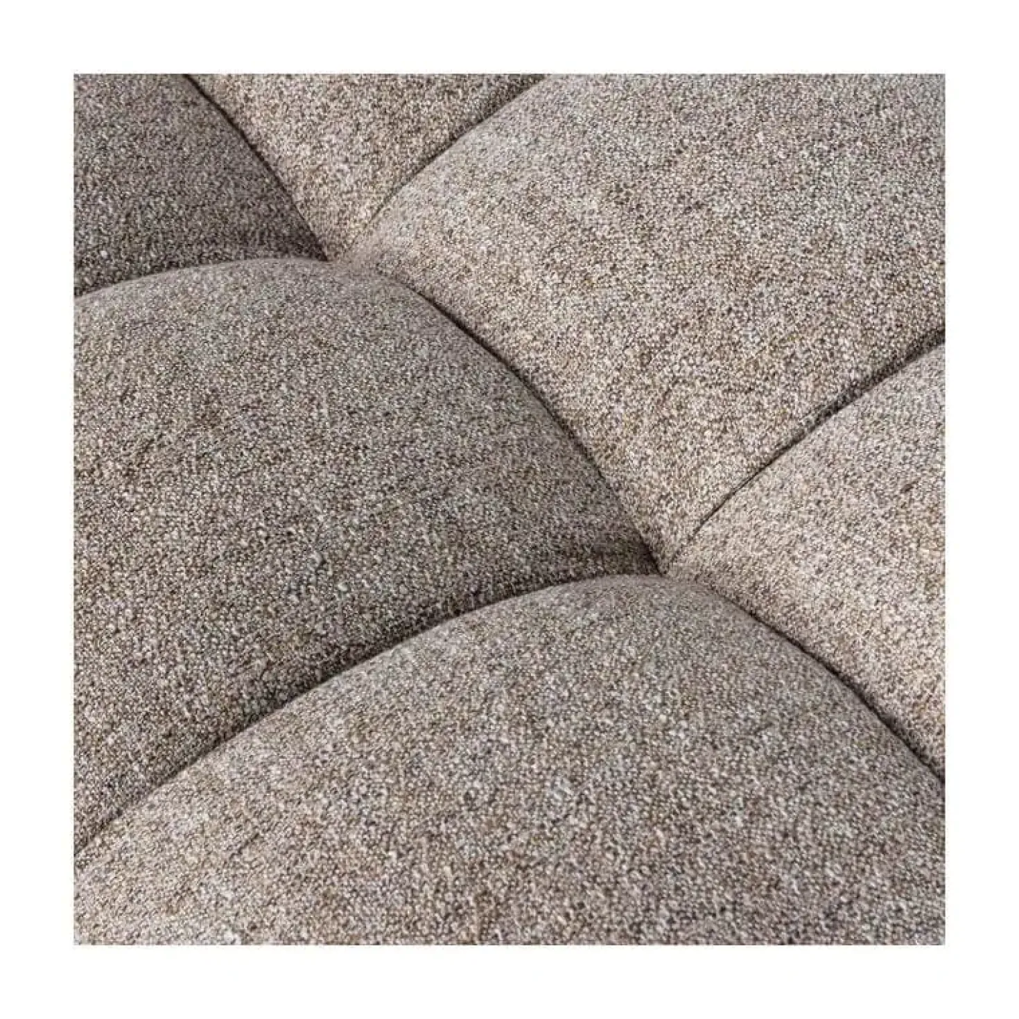Allure Hocker geweven stof bruin melange