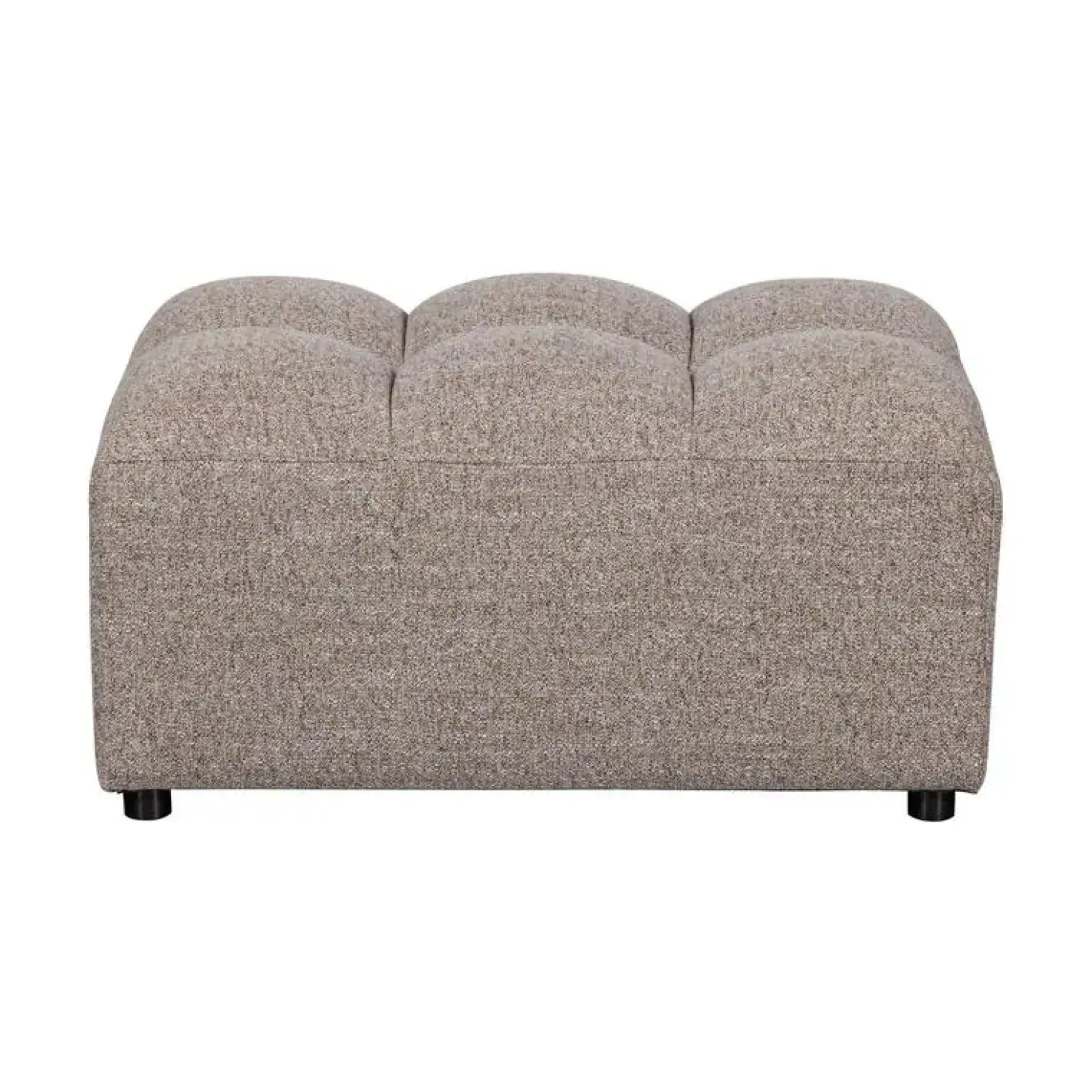 Allure Hocker geweven stof bruin melange