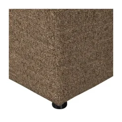 Allure Hocker geweven stof donkerbruin melange