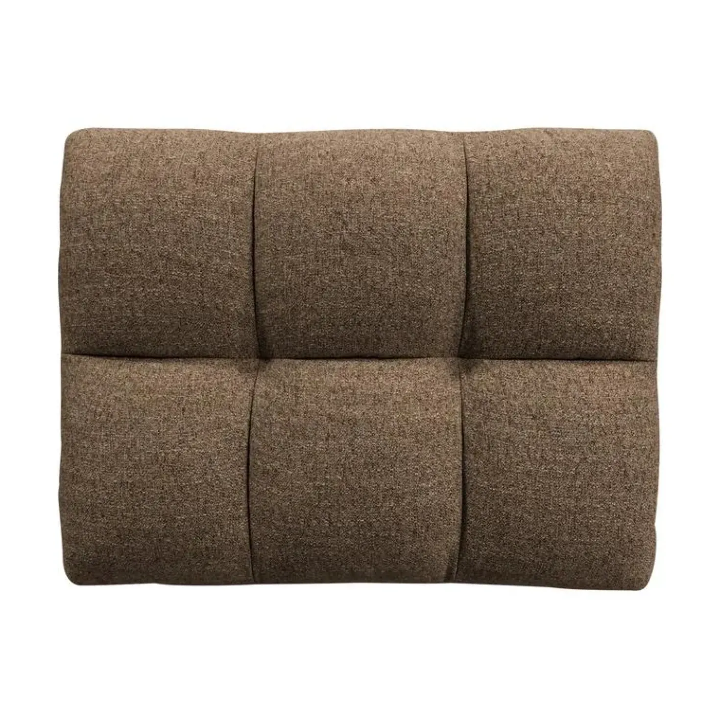 Allure Hocker geweven stof donkerbruin melange
