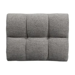 Allure Hocker geweven stof grijs melange