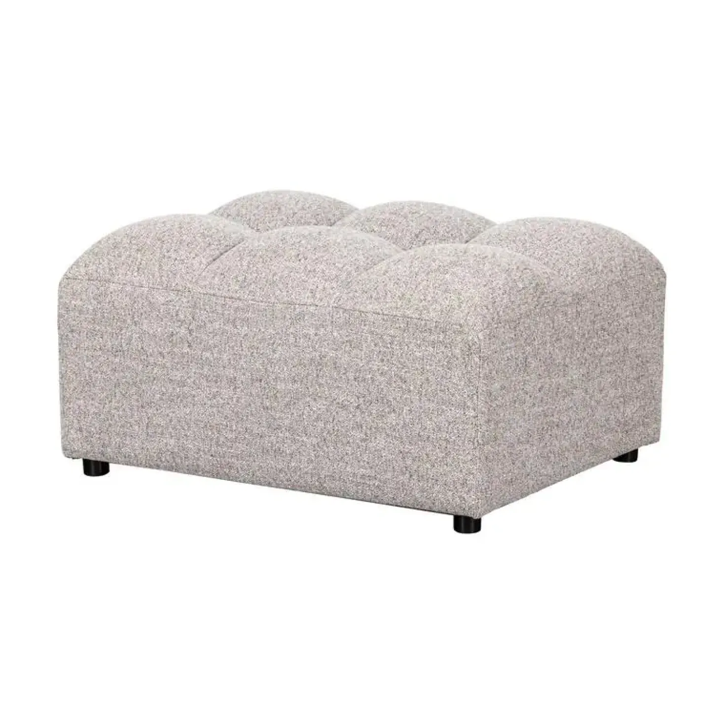 Allure Hocker geweven stof naturel melange