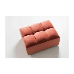 Allure Hocker velvet koper