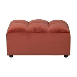 Allure Hocker velvet koper