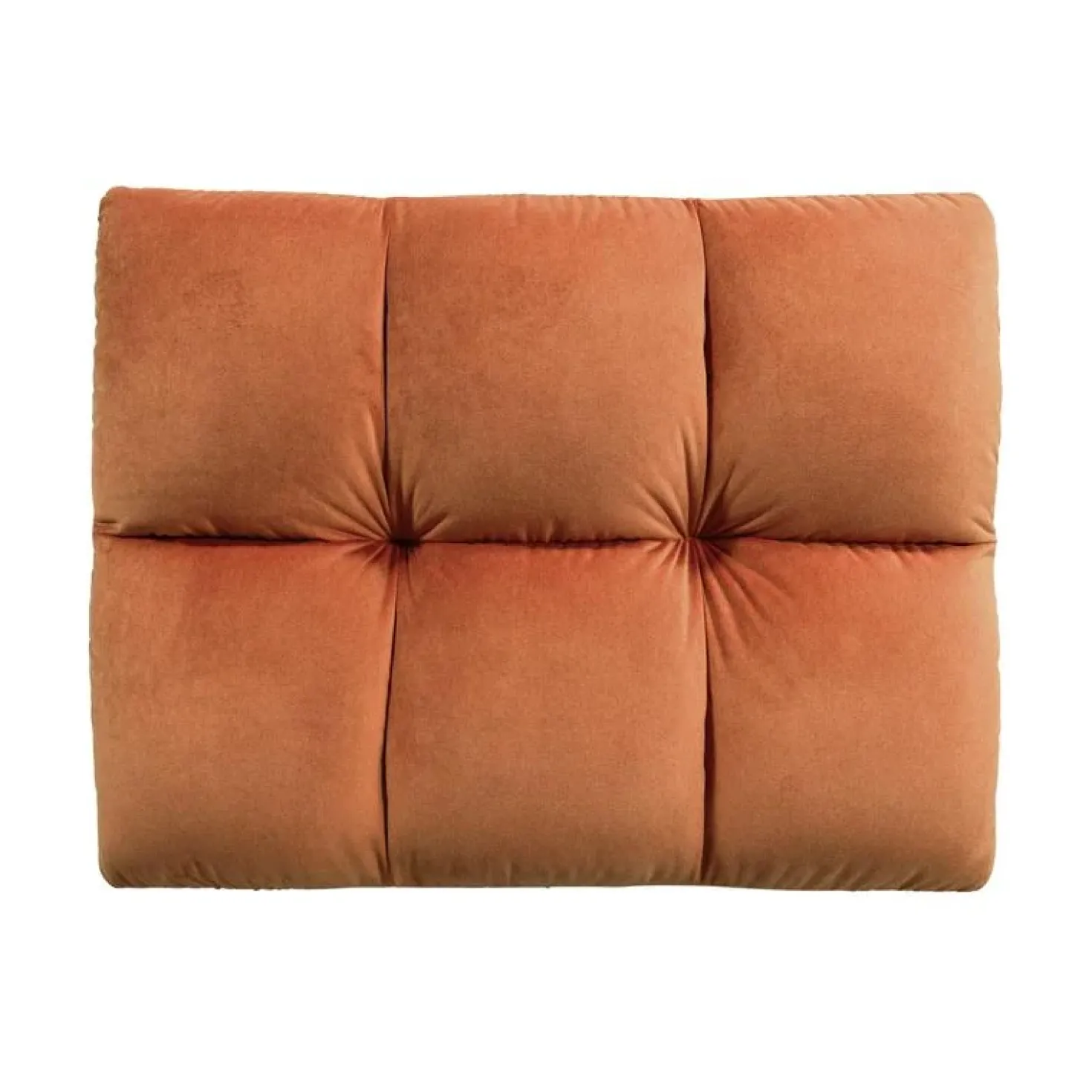 Allure Hocker velvet terracotta