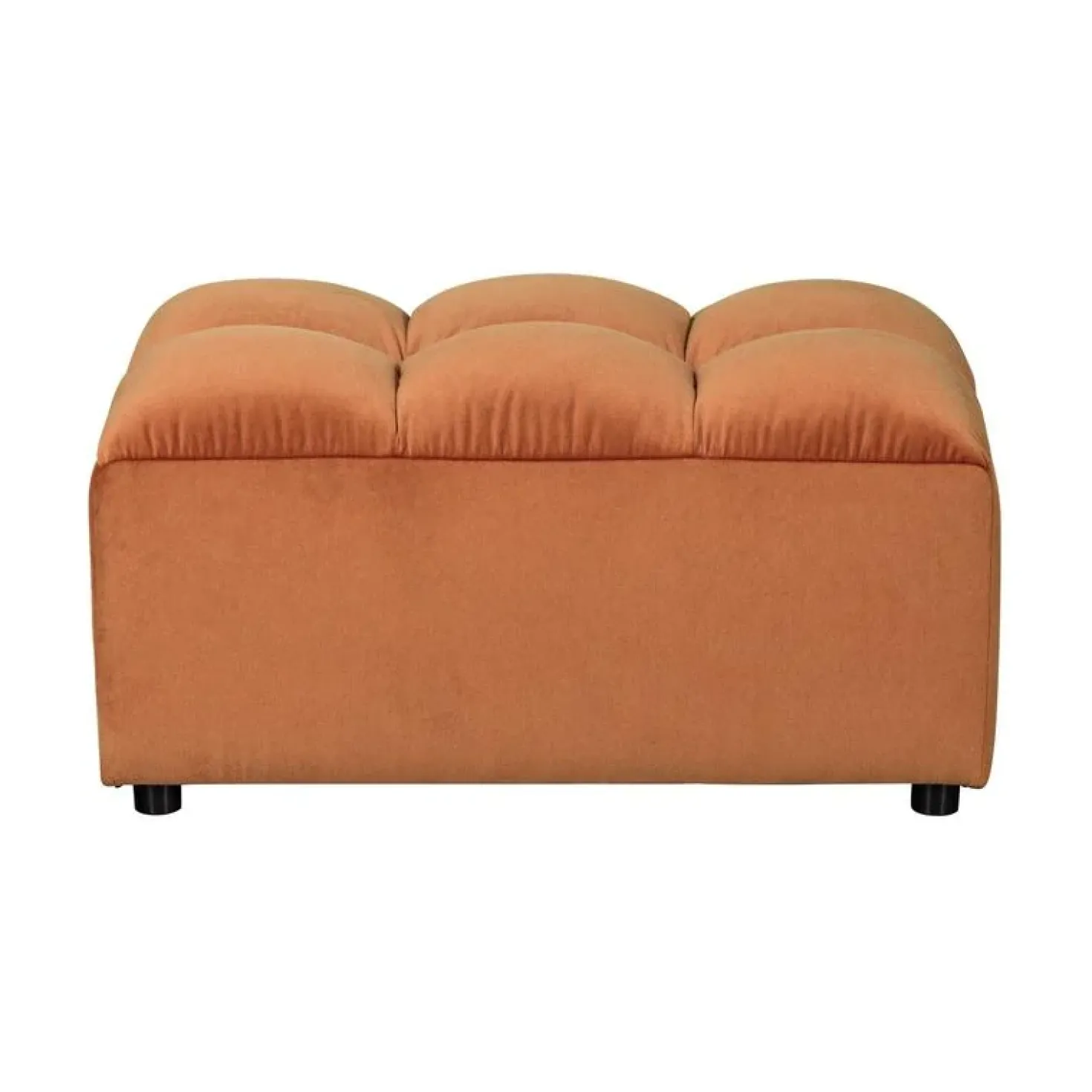 Allure Hocker velvet terracotta