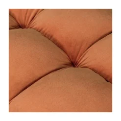 Allure Hocker velvet terracotta