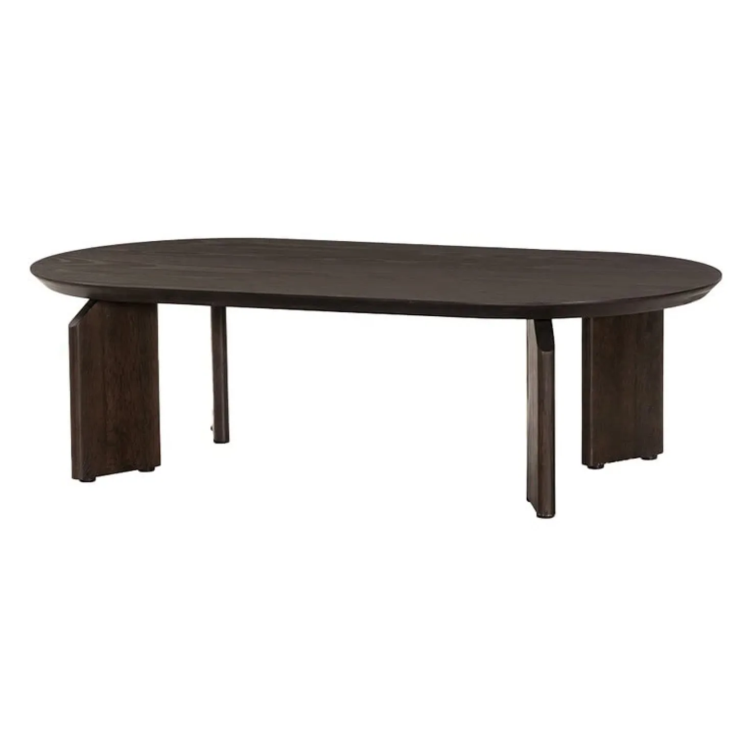 Allure Salontafel ovaal donkerbruin 140cm