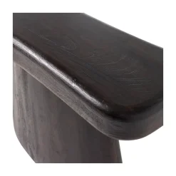 Amco Sidetable mangohout donkerbruin/zwart