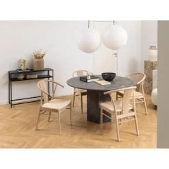 Amora Sidetable Zwart Metaal 100cm