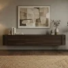 Amy Tv meubel zwevend Walnoot mangohout 155 cm