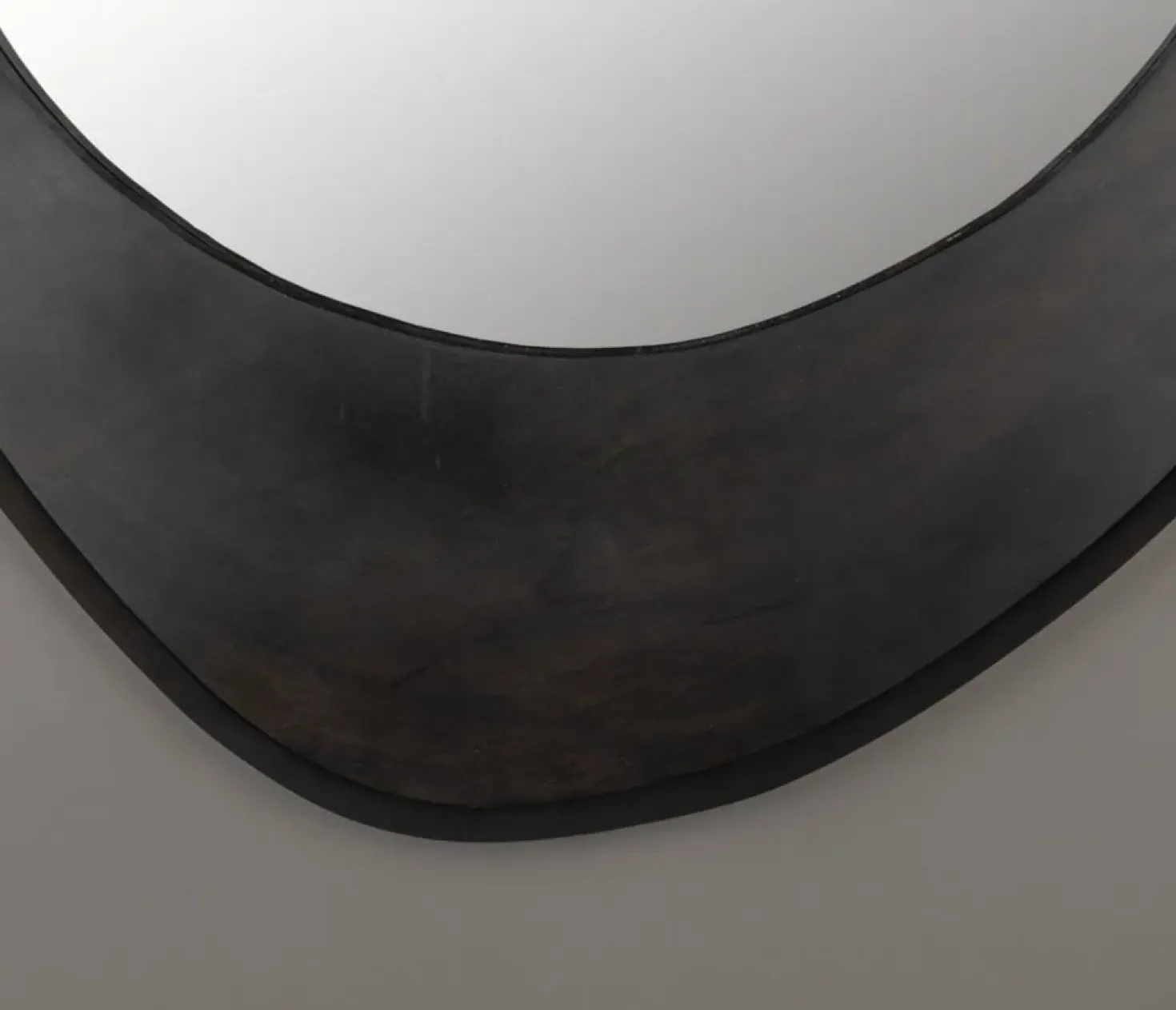 Aren Spiegel Hout Zwart 71cm