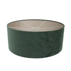 Ariana 1-lichts Vloerlamp Zwart met Groen Velvet kap