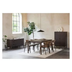 Aris Eettafel 180 cm espresso