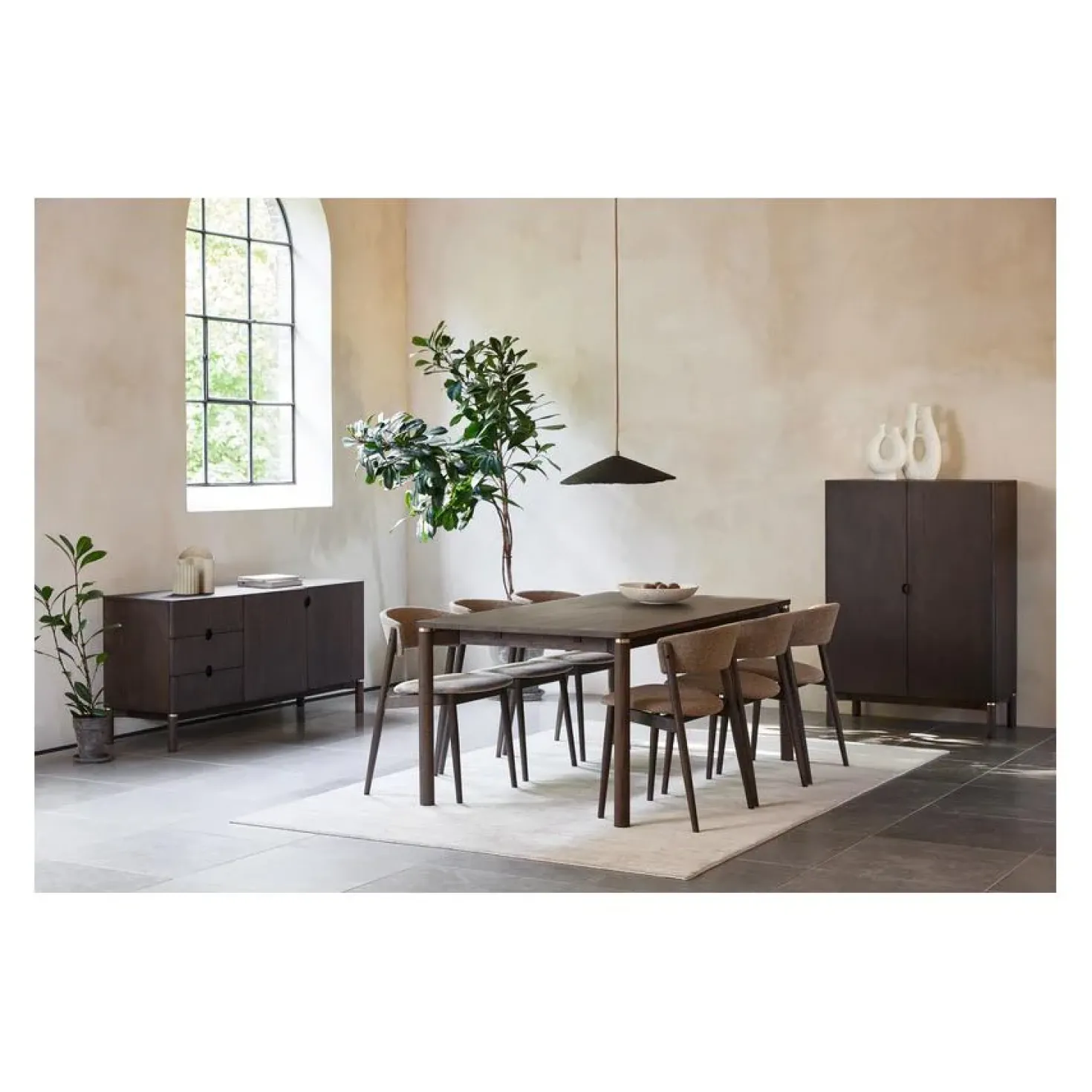 Aris Eettafel 180 cm espresso