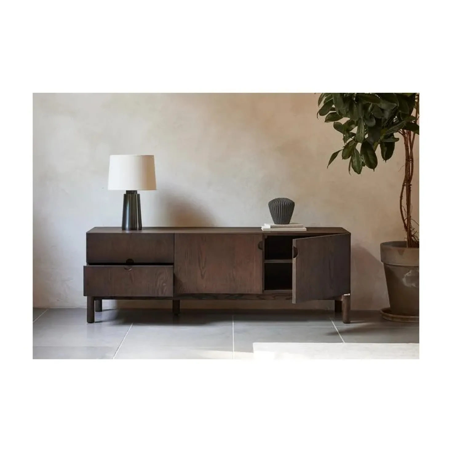 Aris Tv meubel 160 cm espresso