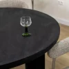 Arne Eettafel zwart Rond 130cm