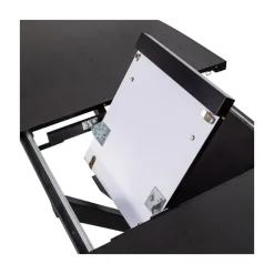 Arros uitschuifbare Eettafel zwart 180-220cm