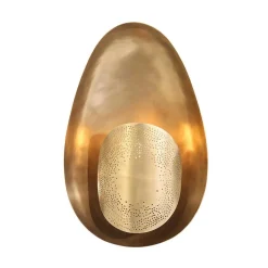 Arthur 1-lichts Wandlamp Ovaal Brons Metaal