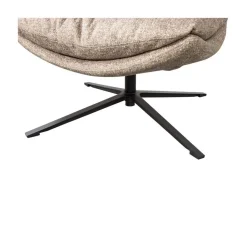 Arve Draaifauteuil naturel melange