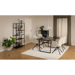 Arvico Eettafel Zwart 160cm